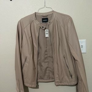 Tan XL Express Leather Jacket